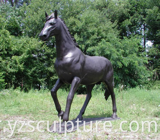 life size bronze horse statue 